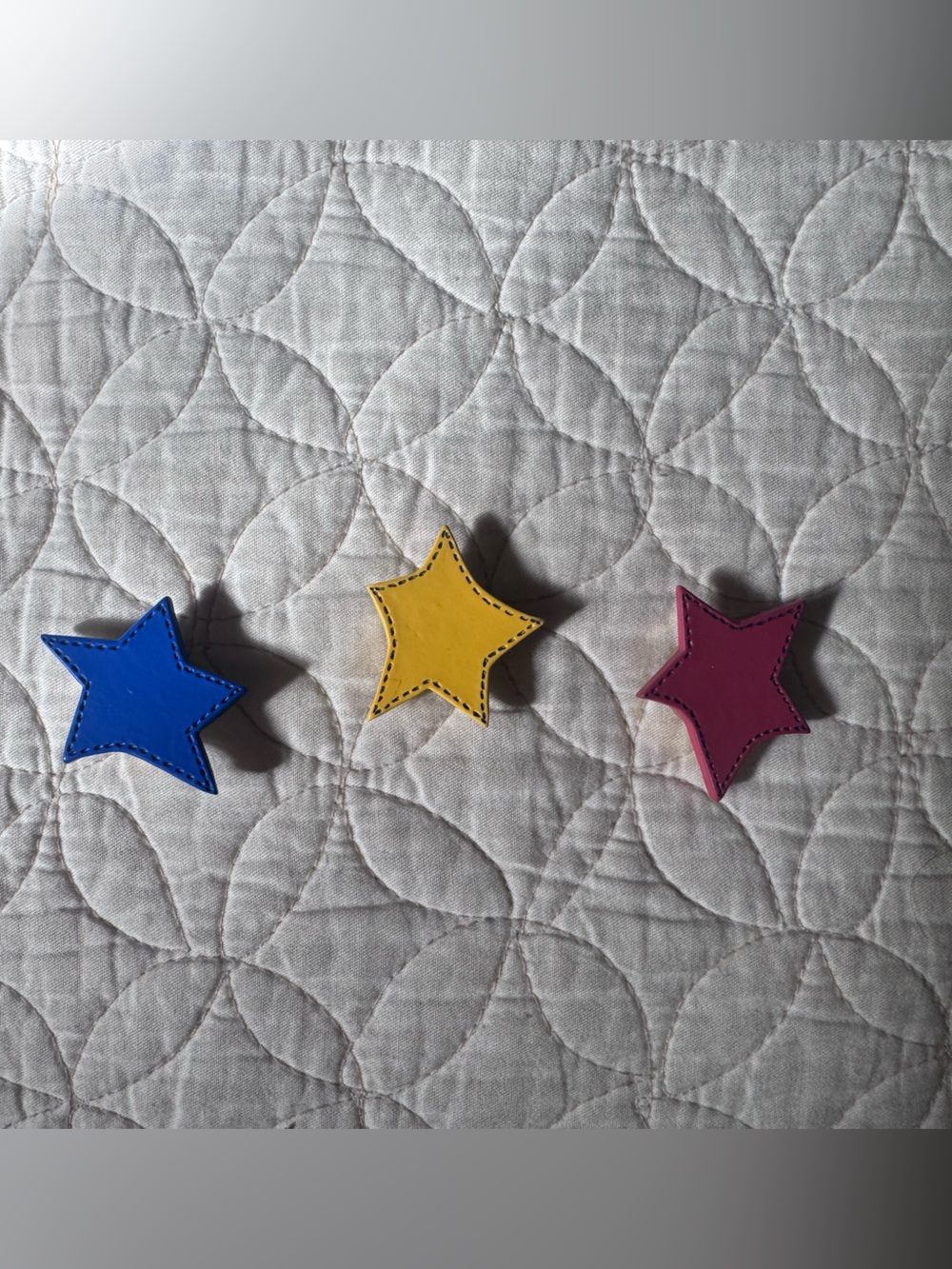 Primary colors button covers - Blue, Yellow, red